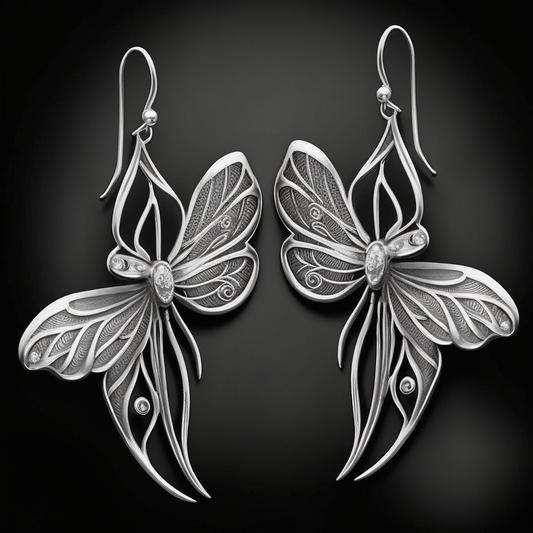 Dragonfly Wings Earrings