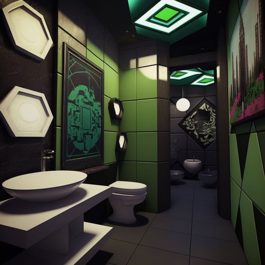 Commercial Restroom | Asian Theme