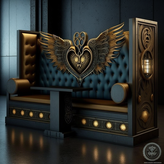 Commercial Booth Seating Steampunk
