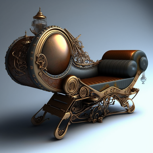 Chaise Lounge Steampunk