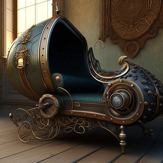 Chaise Lounge Steampunk