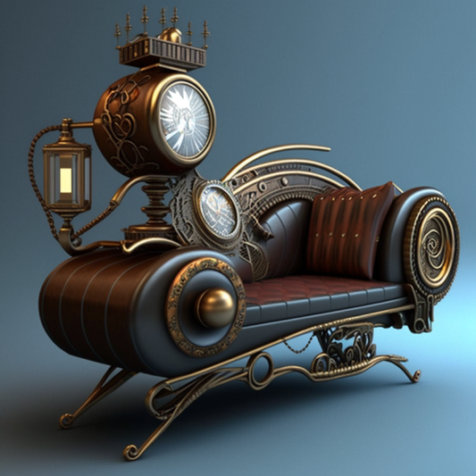 Chaise Lounge Steampunk
