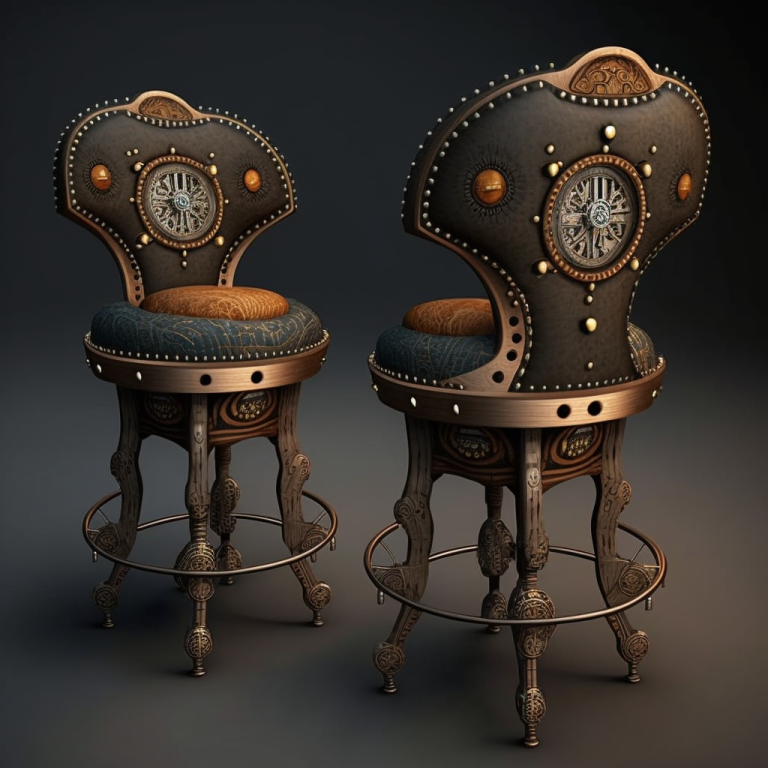 Bar Stool | Steampunk