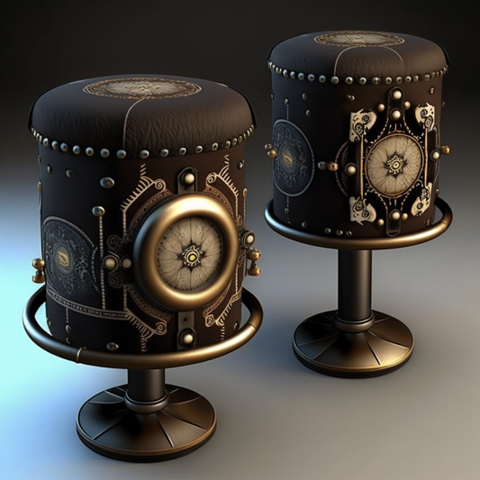 Bar Stool | Steampunk