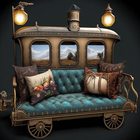 Residential | Bench Seating | Vintage Train Club Bench