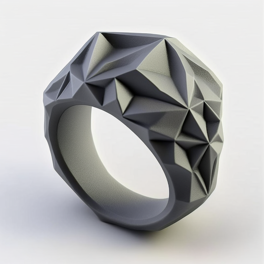 Geometric Silicone Ring
