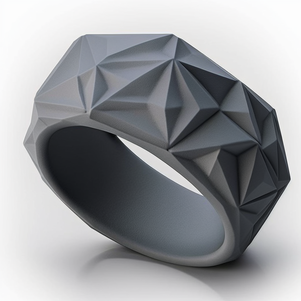 Geometric Silicone Ring