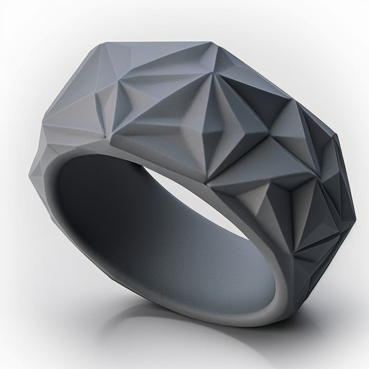 Geometric Silicone Ring