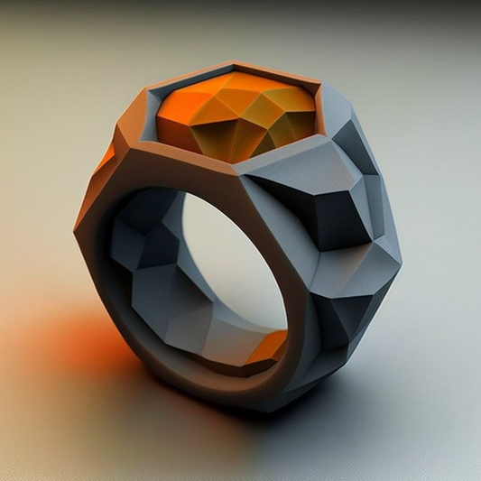 Hexagonal Silicone Ring