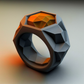 Hexagonal Silicone Ring