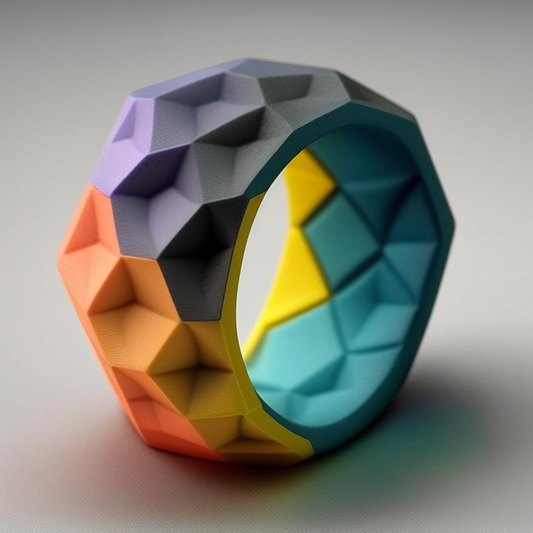 Hexagonal Silicone Ring