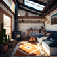 Tiny Home Shed Interior