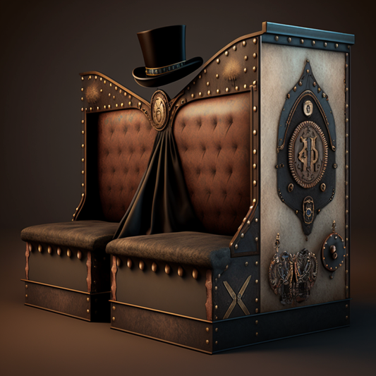 Commercial Booth Seating Steampunk